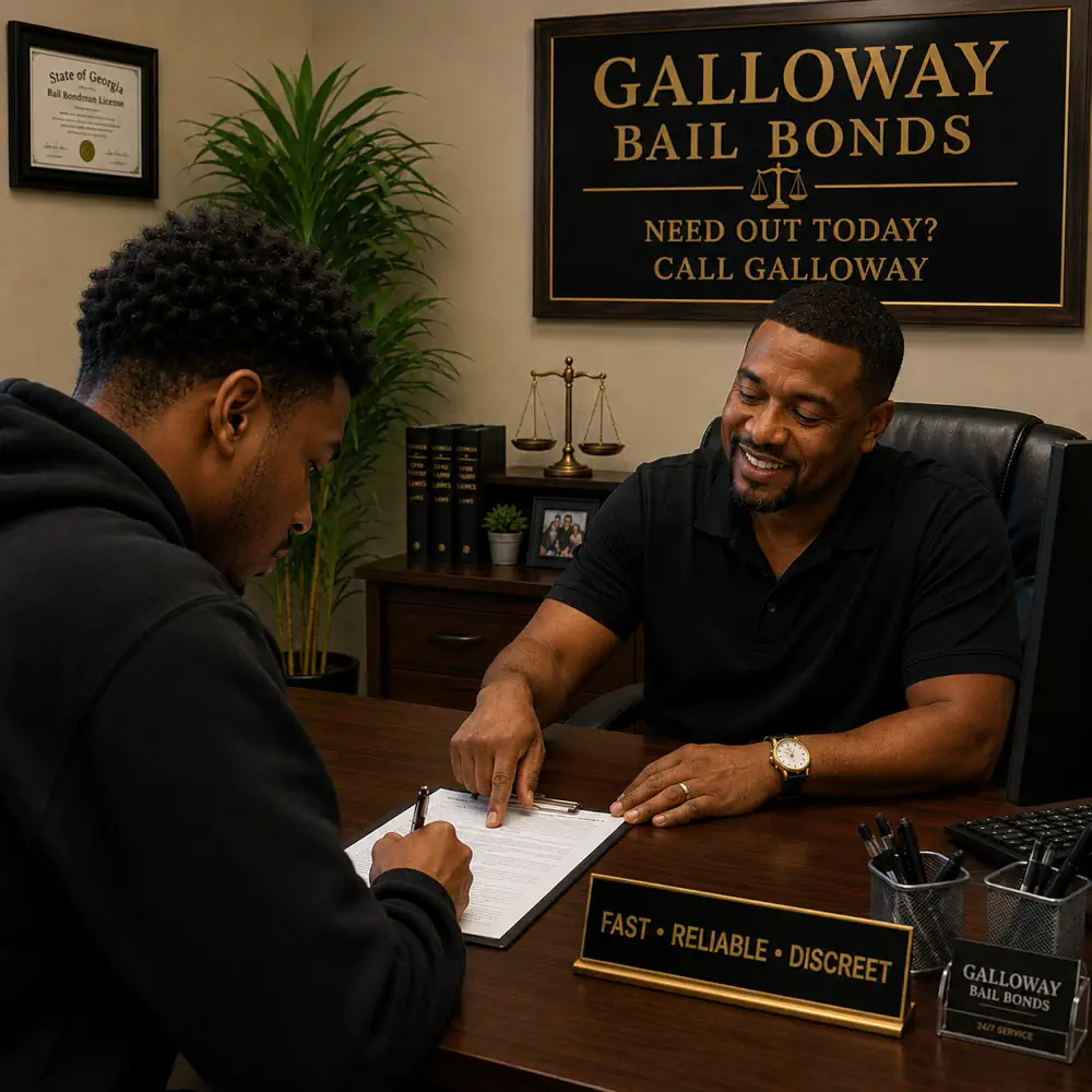 signing bail bond
